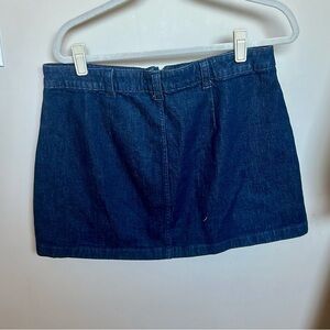 Madewell Denim Utility Zip Skirt, Size 32